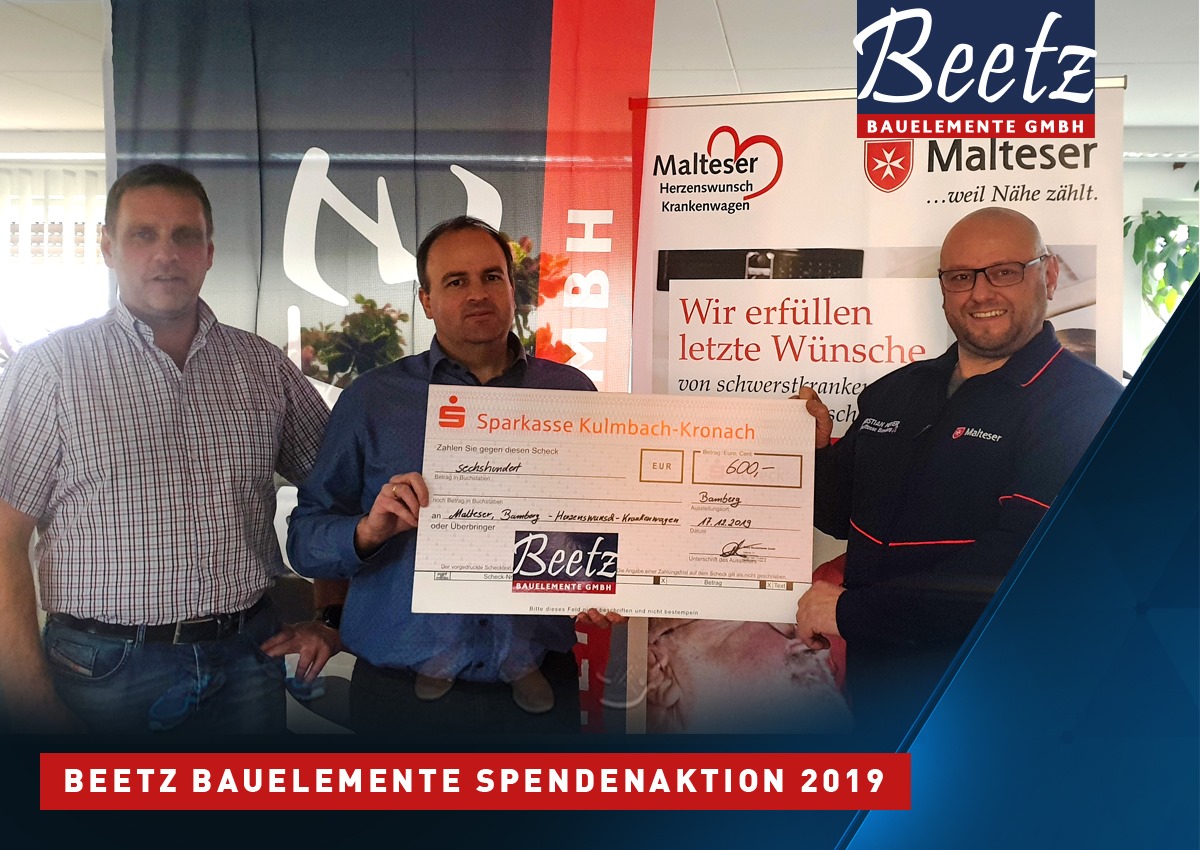 Spende für Malteser Herzenswunsch Krankenwagen